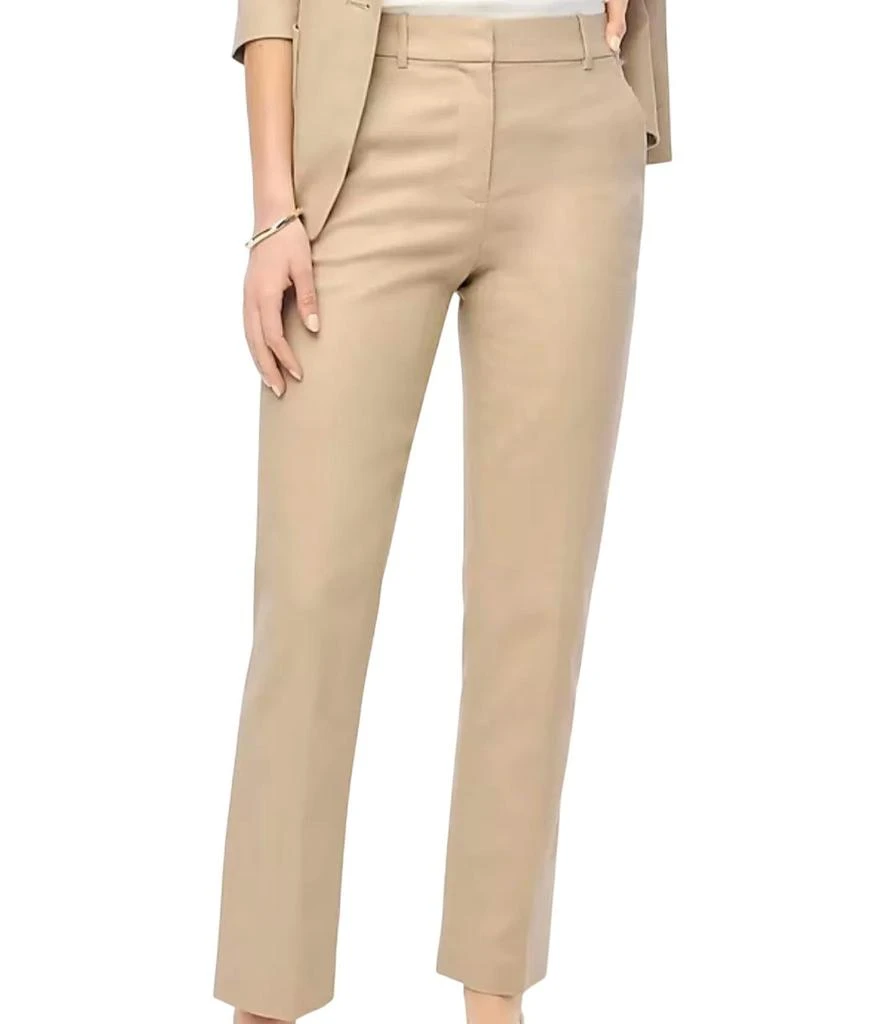 J. Crew J.Crew - Women's Kallie Linen-Blend Straight-Leg Pant 1