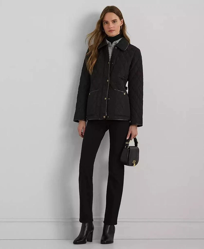 Ralph Lauren Women's Quilted Velboa-Lined Coat 5