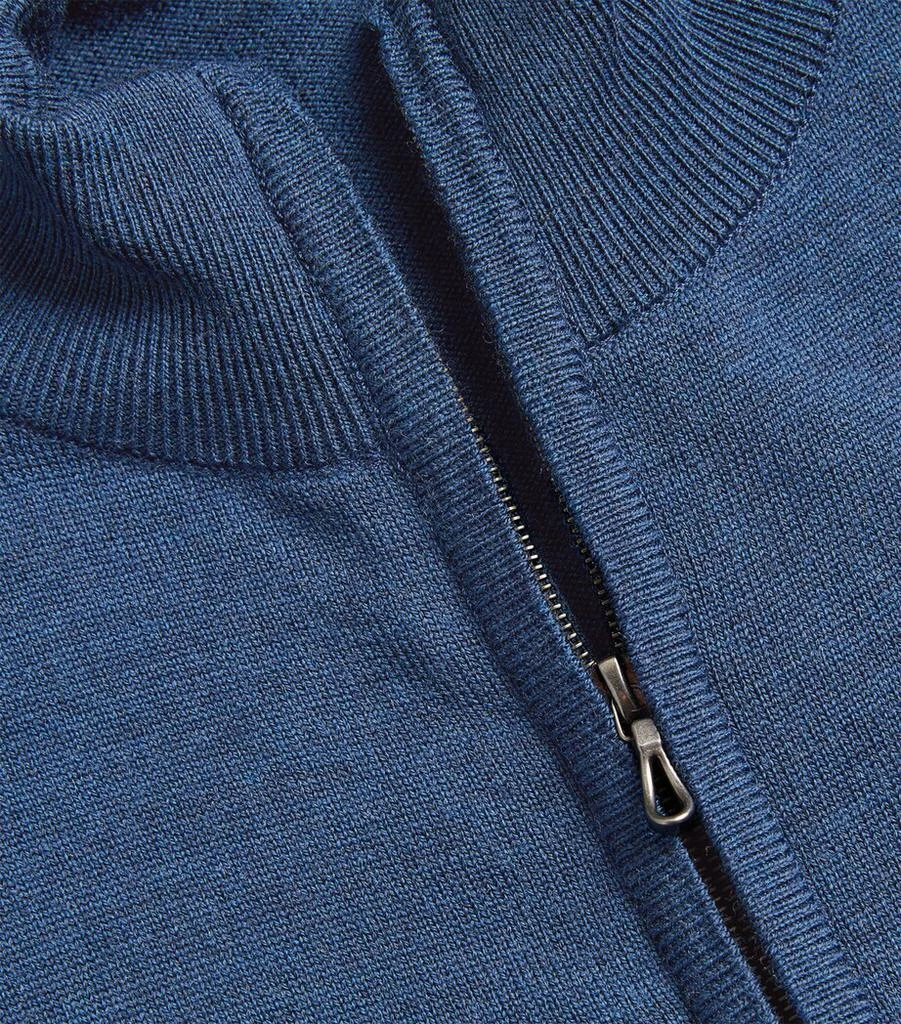 John Smedley Merino Zip-Up Claygate Cardigan 5