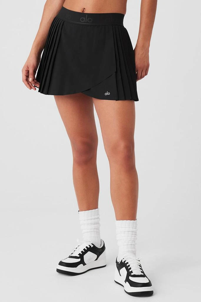 Alo Yoga Aces Tennis Skirt - Black 1