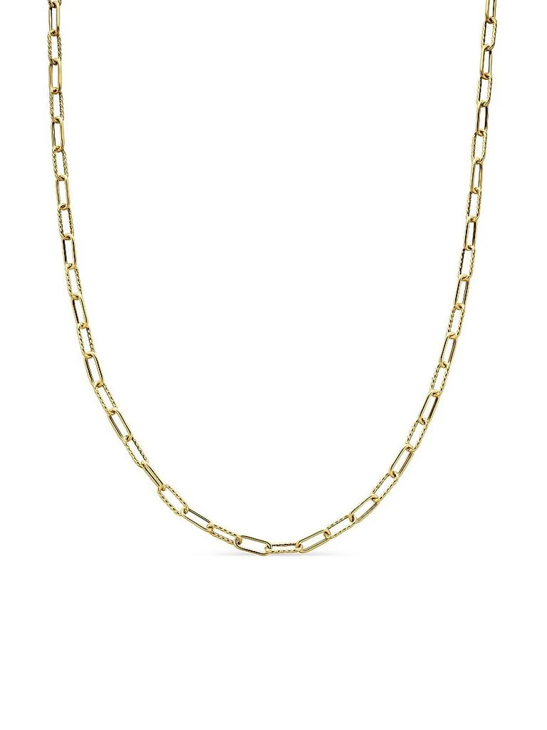 David Yurman Madison Chain Necklace in 18K Yellow Gold, 4MM