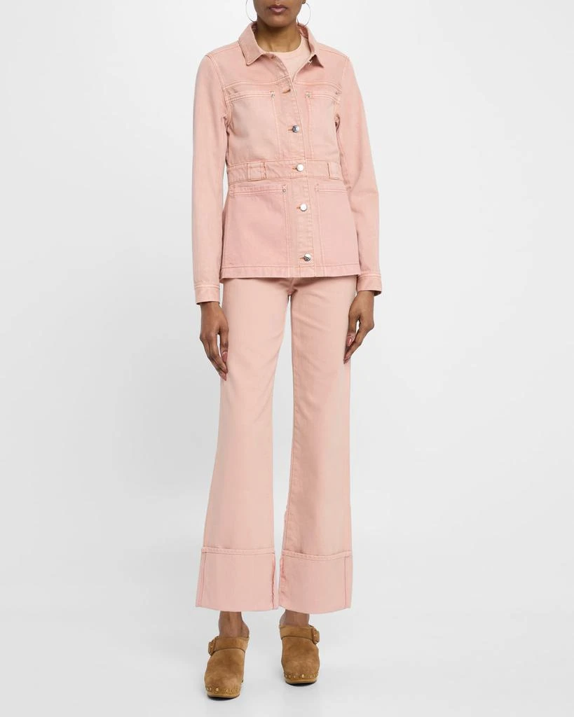 VERONICA BEARD Marvin Denim Utility Jacket 2