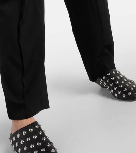 Khaite Ashford wool-blend straight pants 5