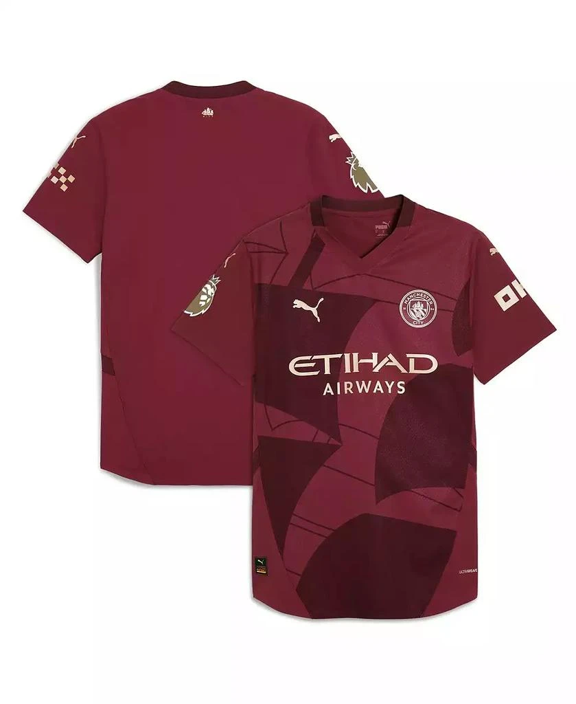 Puma Men's Burgundy Manchester City 2024/25 Third Authentic Jersey 1