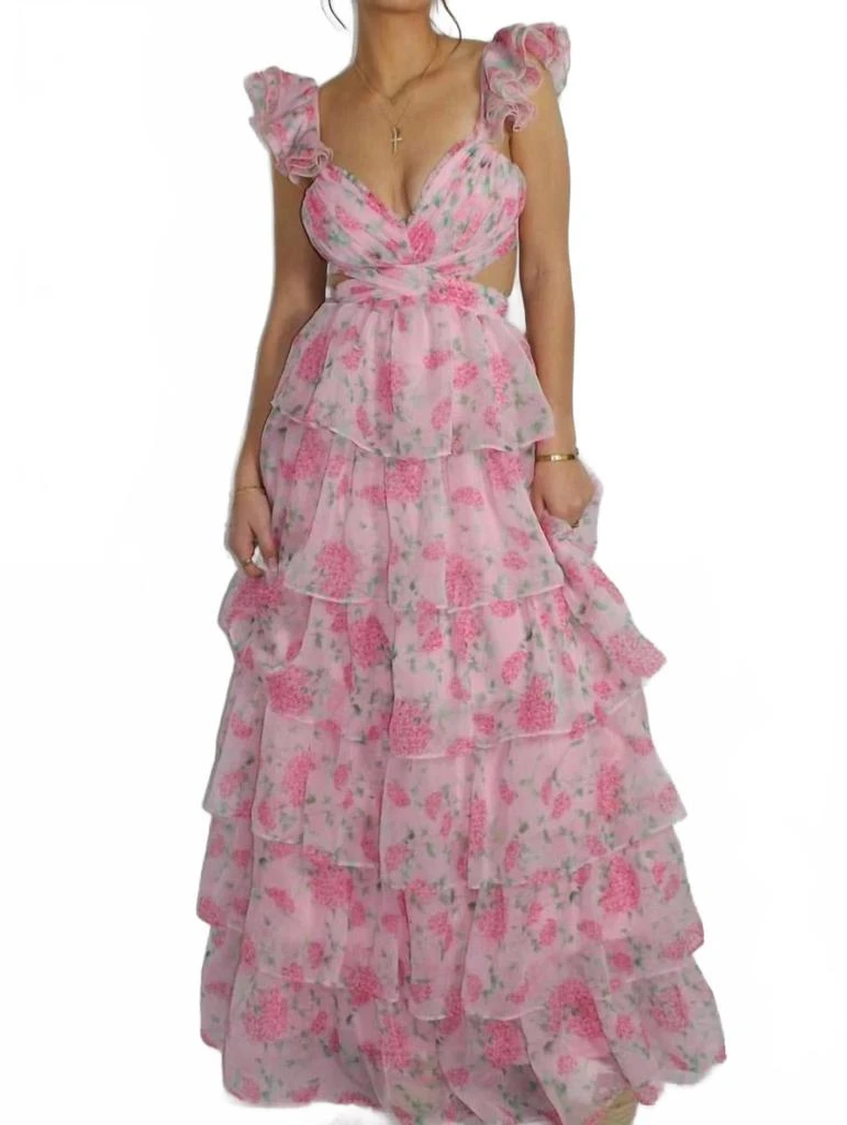 casual plus size white maxi dress Garden of Eden Maxi Dress