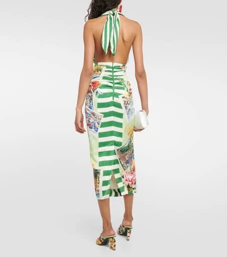 white midi dress wrap Fine Poplin Twist Front Maxi Dress in White - XL - Shop STATESIDE Dresses