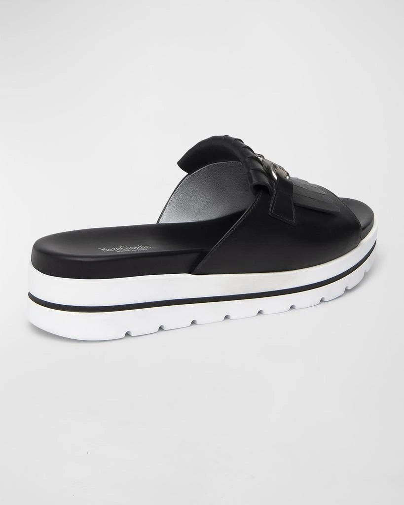 NeroGiardini Kiltie Slip-On Sandals 3