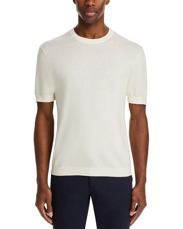 The Men's Store at Bloomingdale's Cotton Cashmere Short Sleeve Sweater Tee - Exclusive 3