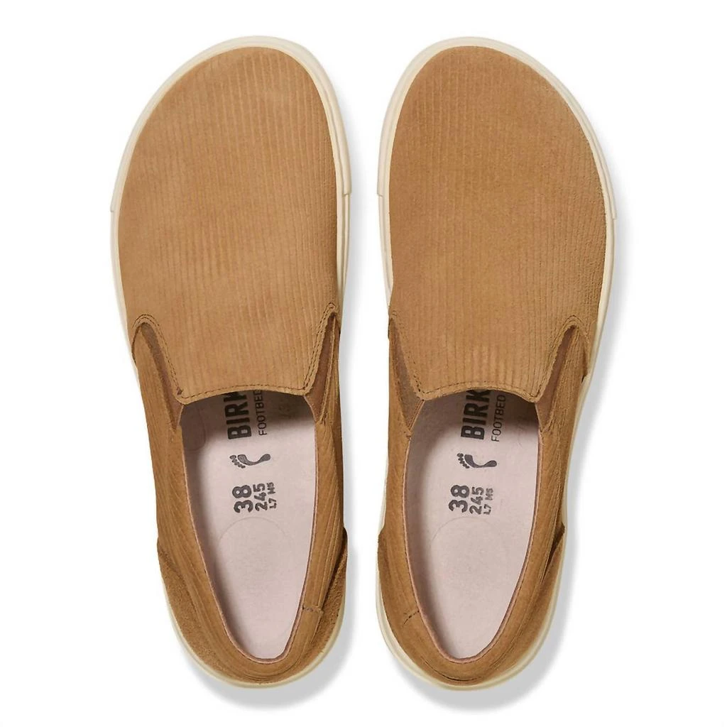 Birkenstock Women's Oswego Suede Slip On In Cork Brown 5