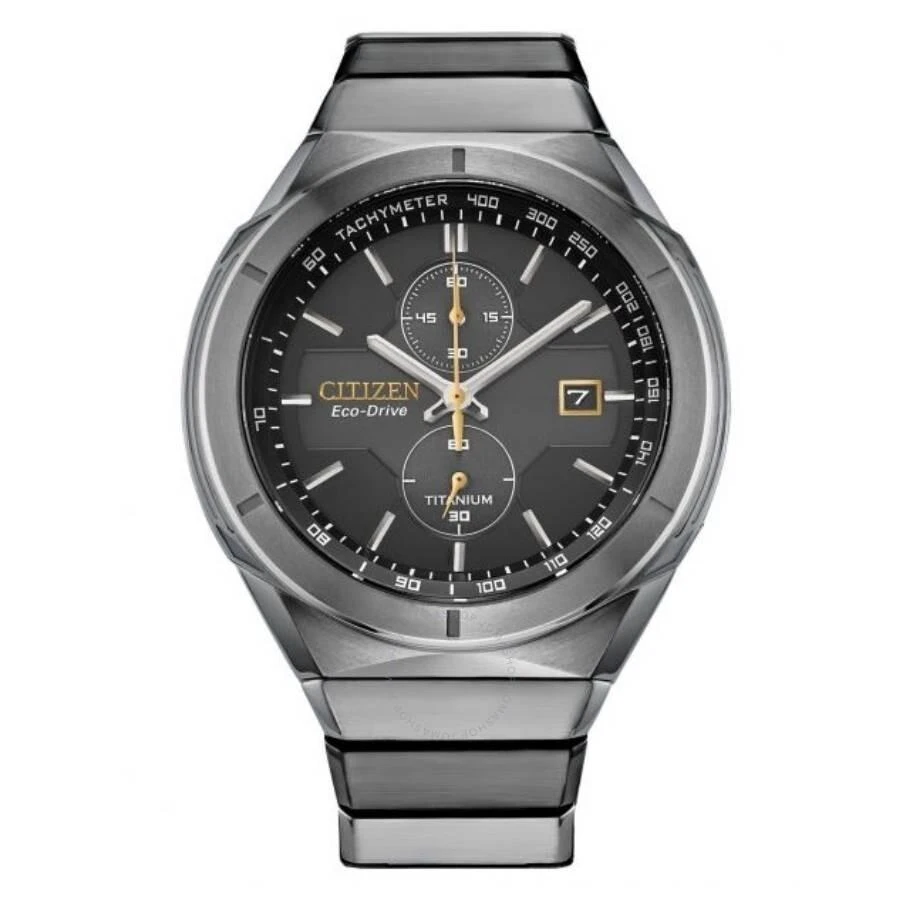 Citizen Super Titanium Armor Chronograph Black Dial Men's Watch CA7058-55E 1