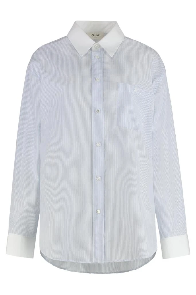 Celine STRIPED COTTON SHIRT 1