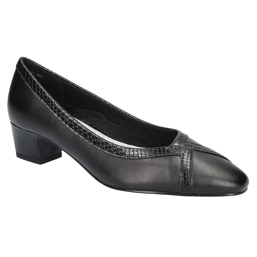Easy Street Myrtle Round Toe Block Heel Pumps 2