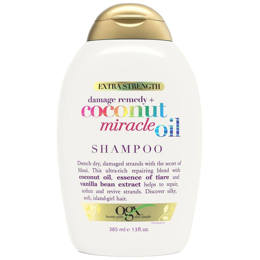 OGX Extra Strength Damage Remedy + Coconut Oil Shampoo Coconut Milk, Tangerine, & Warm Vanilla 1