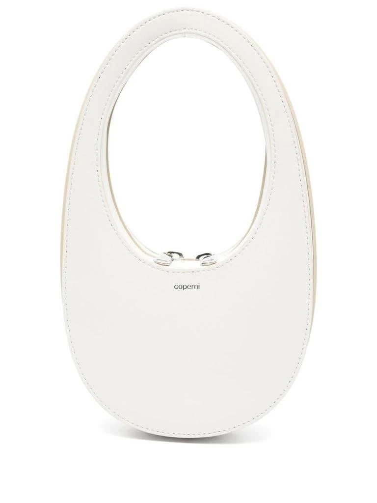 COPERNI Coperni 'Mini Swipe' White Leather Bag 1