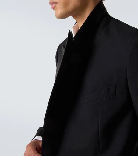 Dries Van Noten Double-breasted wool and silk suit jacket 6
