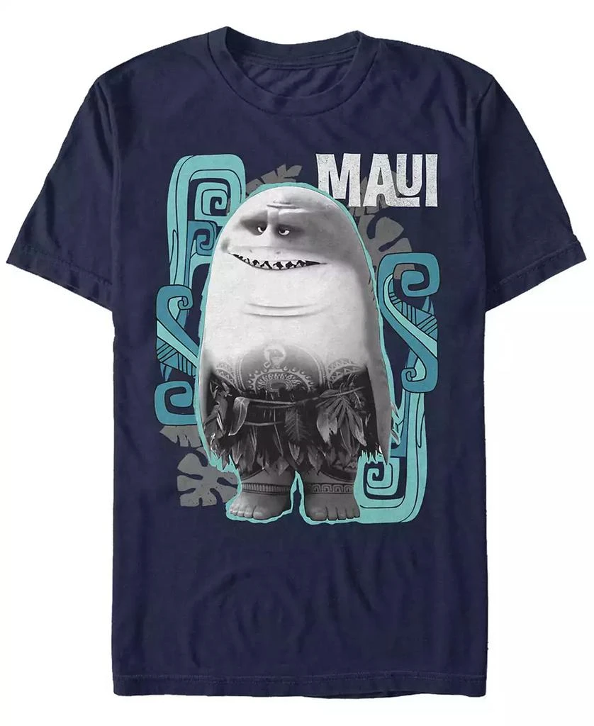 Disney Disney Men's Moana Maui Shark, Short Sleeve T-Shirt 1