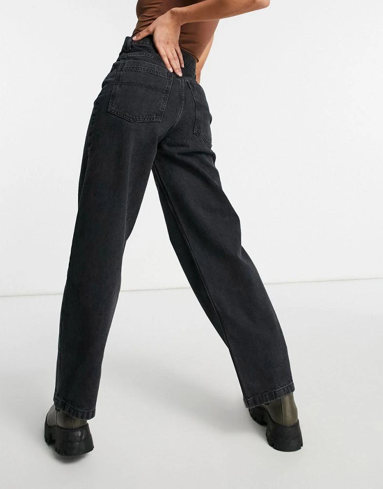 Topshop Topshop Baggy high rise jean in black 2