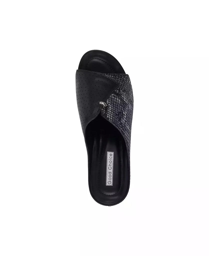 GC Shoes Women's Dacia Slip On Wedge Sandals 4