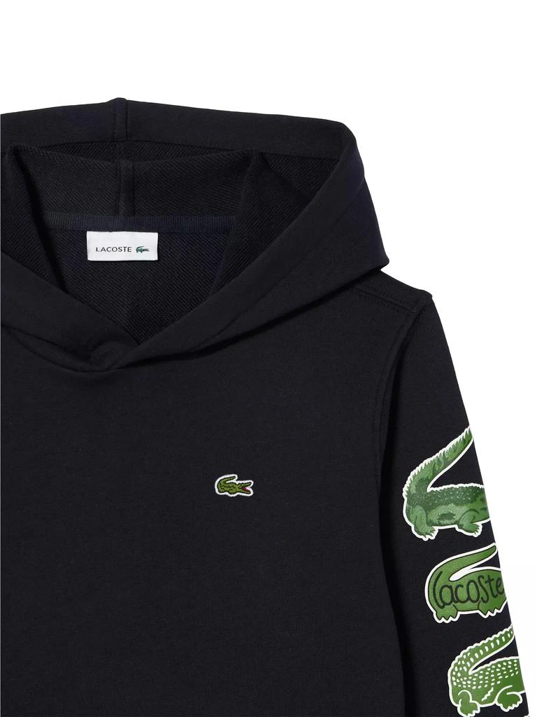 Lacoste Little Boy's & Boy's Croc Sleeves Hoodie 4