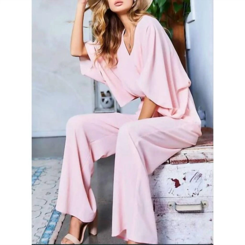 Main Strip Main Strip - Elegance Wide-leg Jumpsuit 2