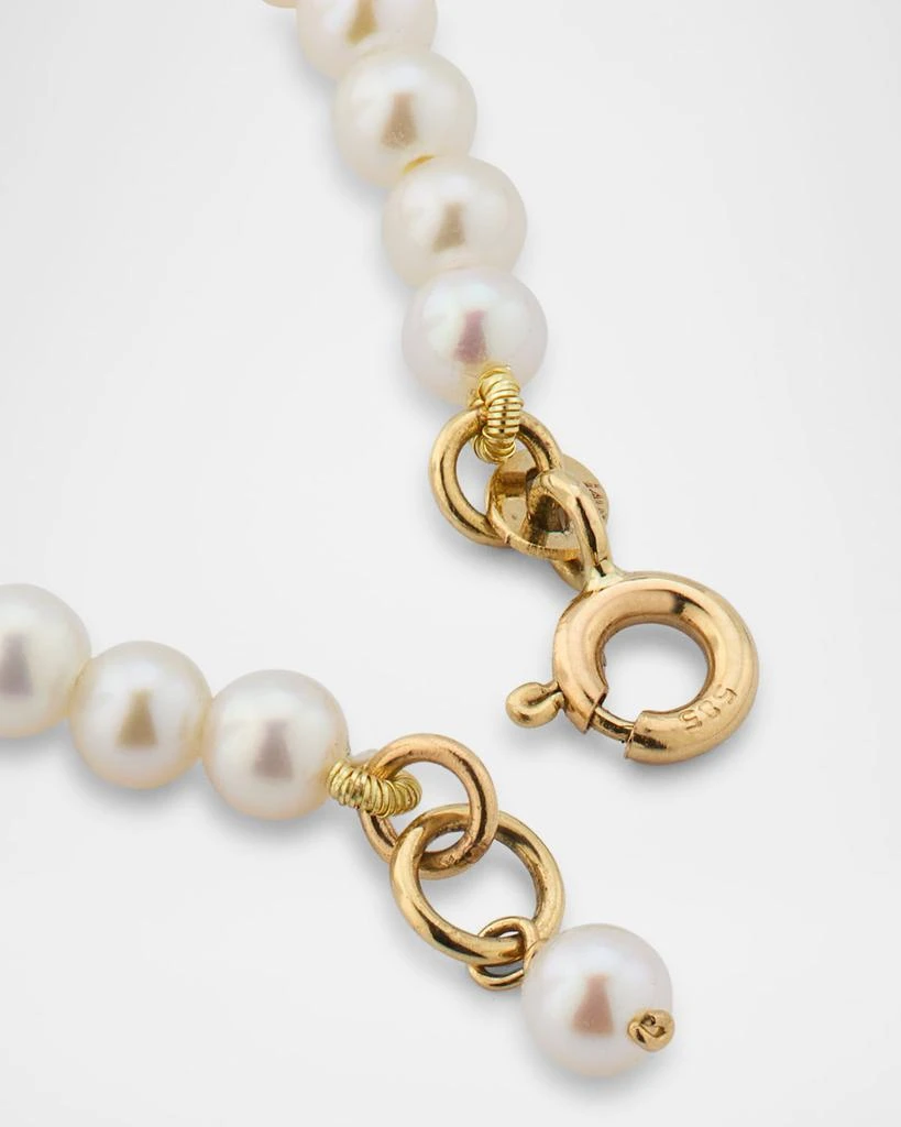 POPPY FINCH Folding Heart Pearl Strand Necklace 4