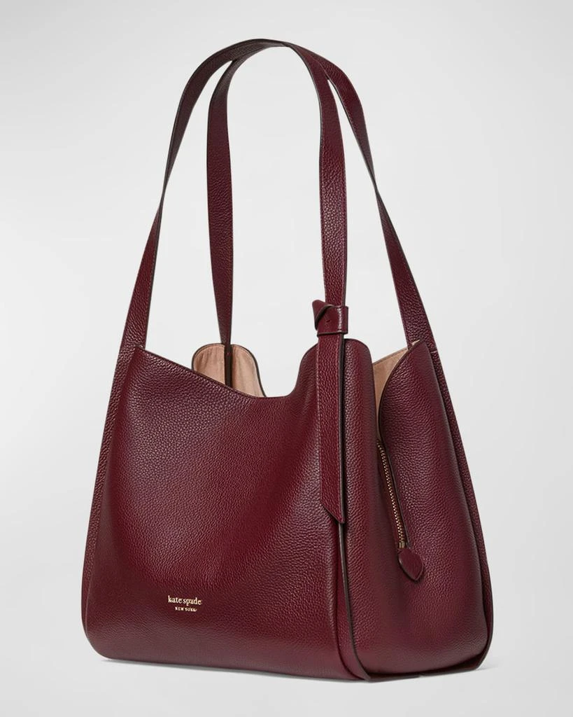 Kate Spade large pebbled leather hobo shoulder bag 8