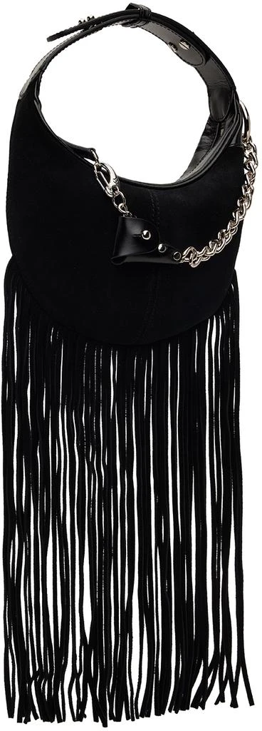 OPEN YY Black Fringe Moto Mini Bag 2