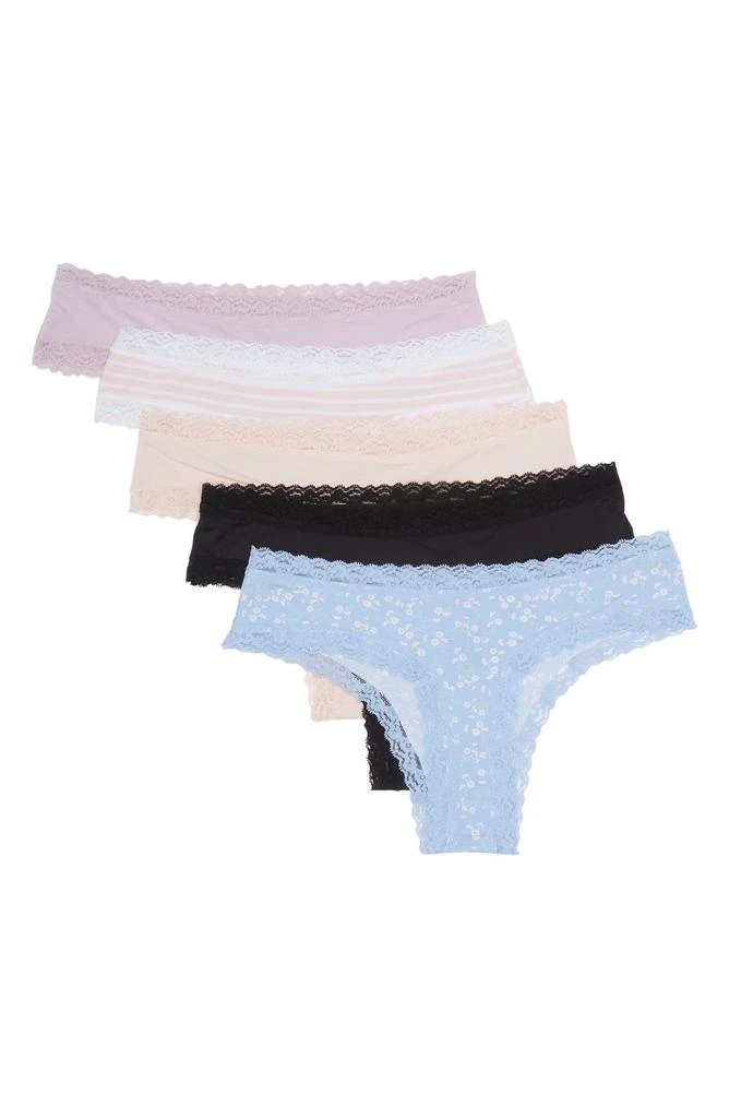 Honeydew Intimates Petra Mid Rise Thong Underwear - Pack of 5 2