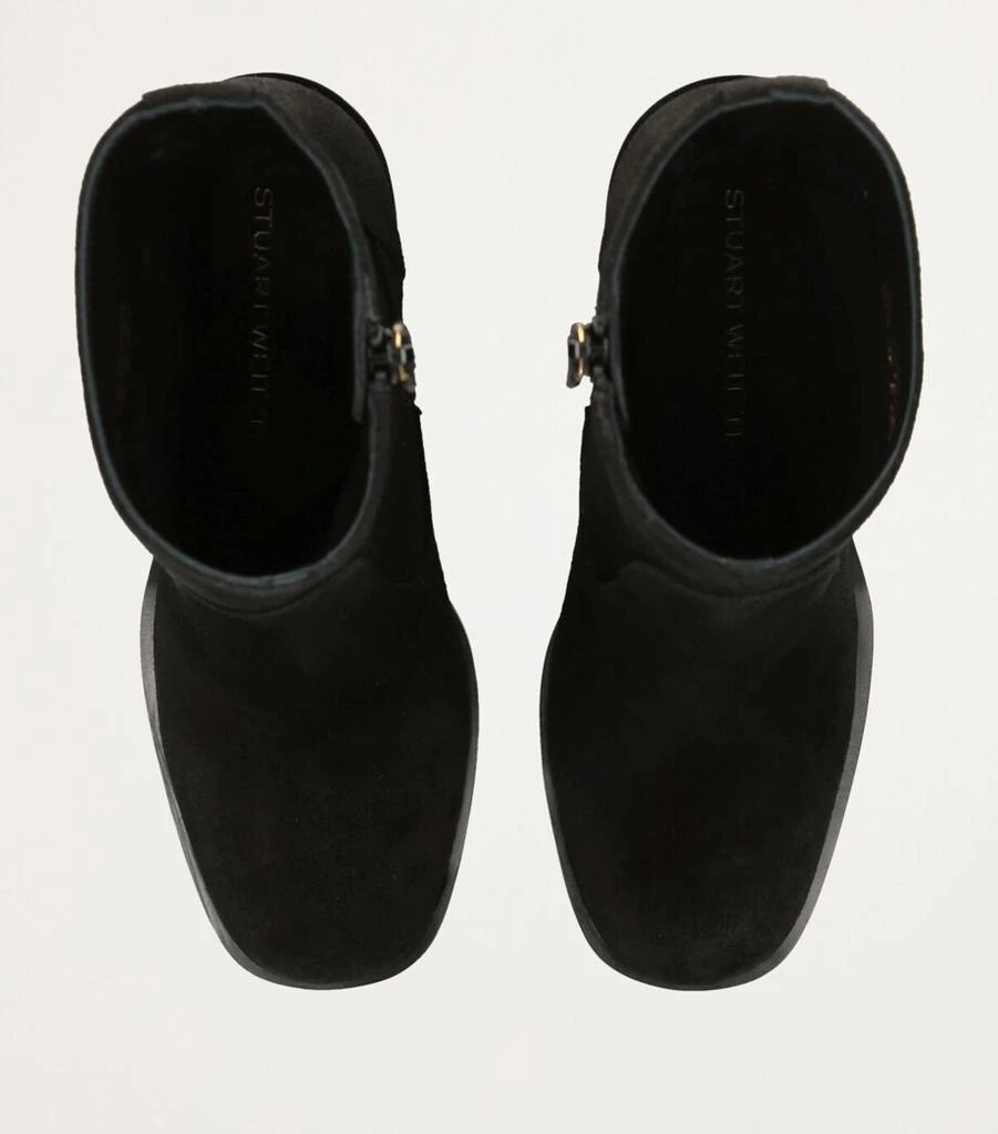 Stuart Weitzman Suede Bethany Boots 80 4