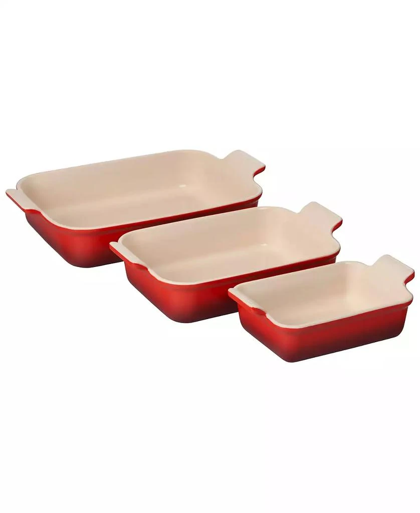 Le Creuset Set of 3 Heritage Bakers