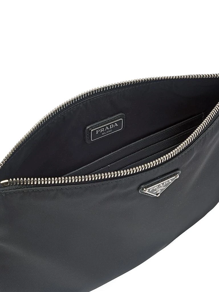 Prada Re-Nylon and Saffiano Leather Pouch 4
