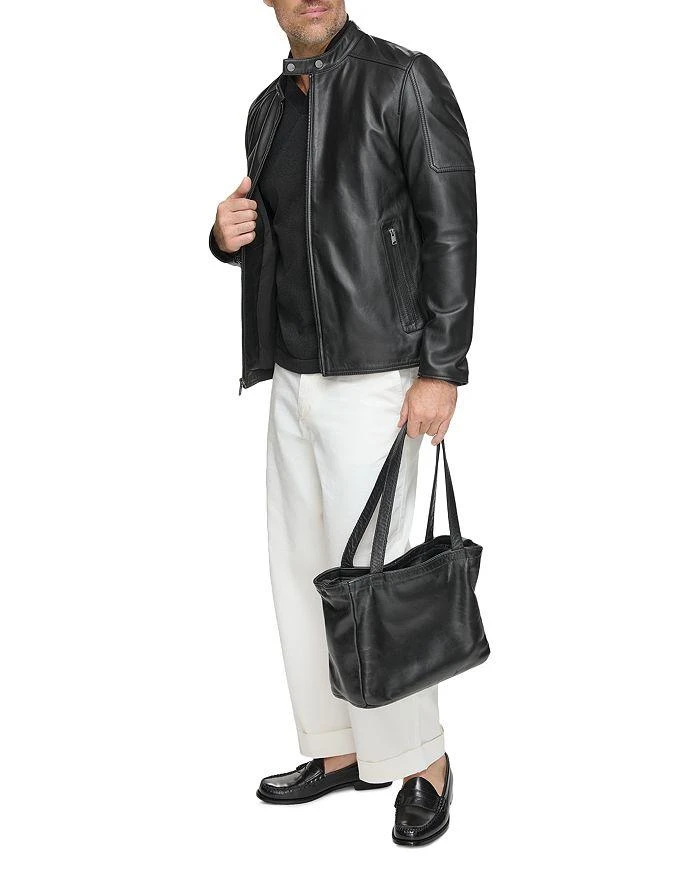 Andrew Marc Viceroy Leather Full Zip Moto Jacket 4