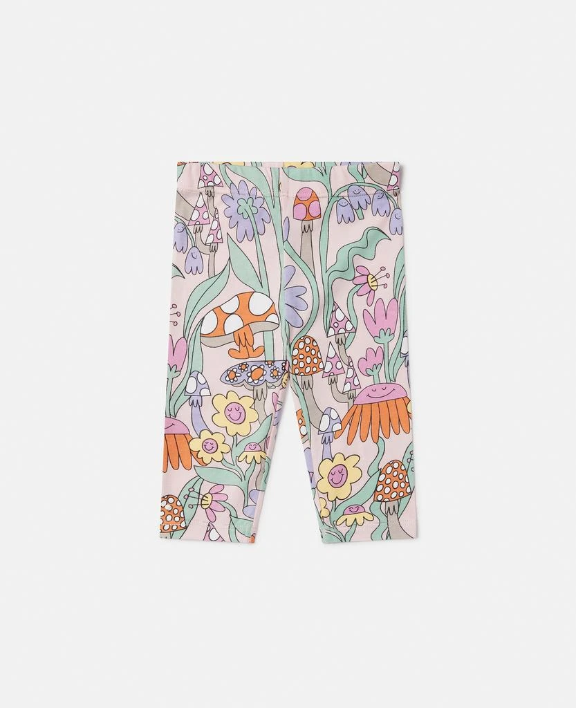Stella McCartney Stella McCartney - Woodland Print Elasticated Leggings, Pink, Size: 9m 1
