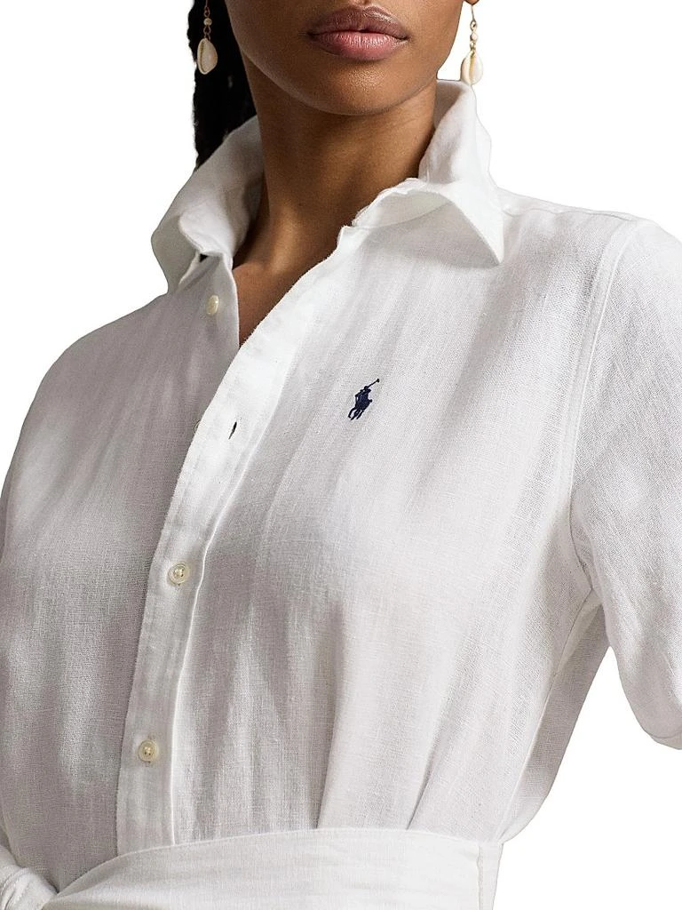 Ralph Lauren Linen Belted Shirtdress 6