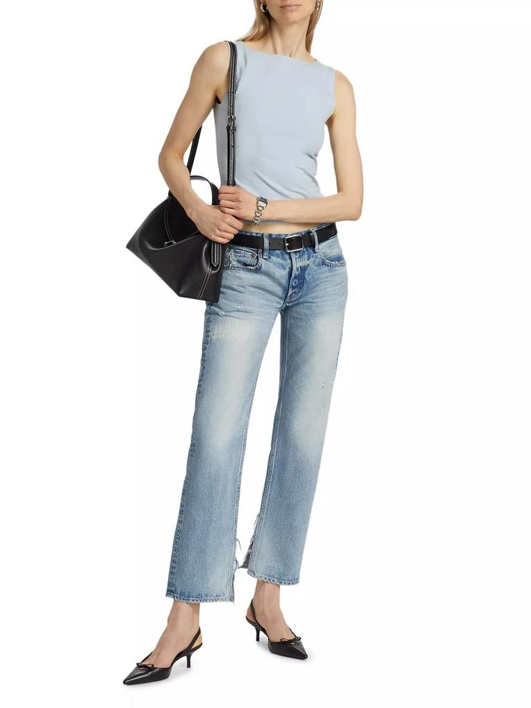 MOUSSY VINTAGE Aurantia Straight Low-Rise Jeans 2
