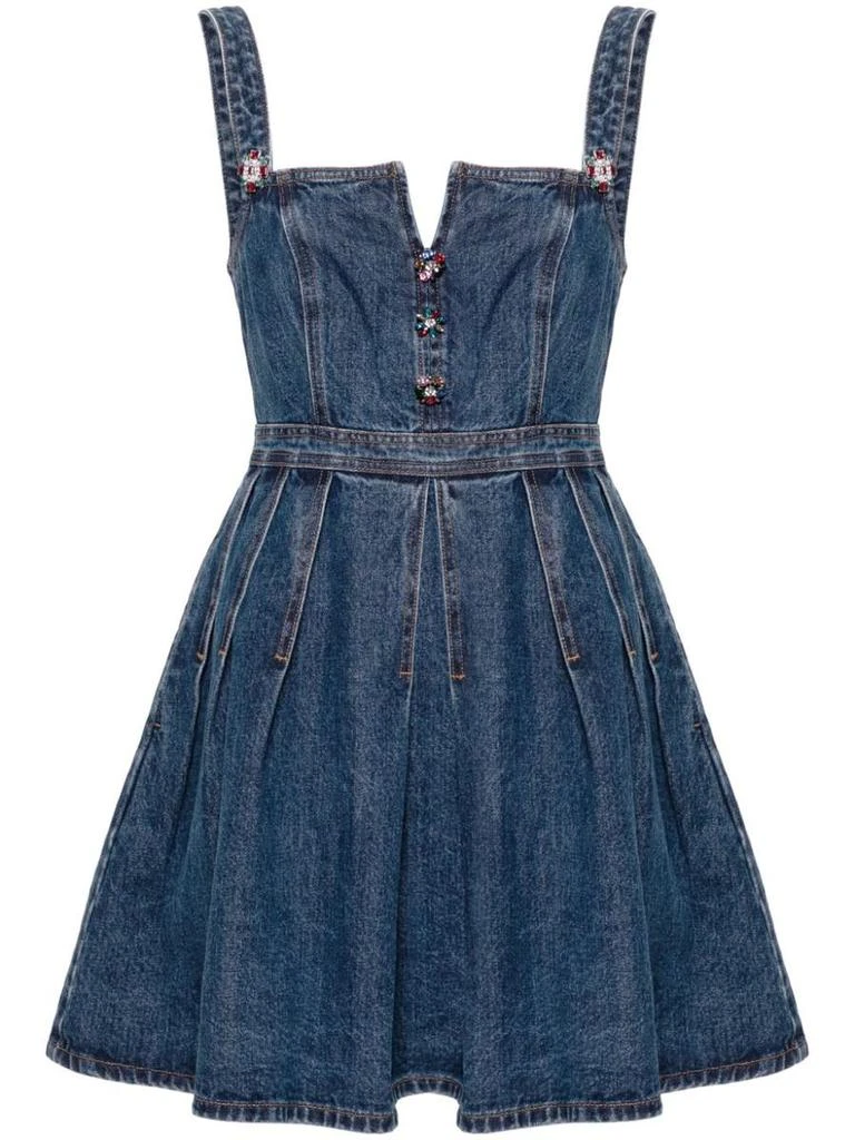 SELF-PORTRAIT SELF-PORTRAIT Denim dress 1