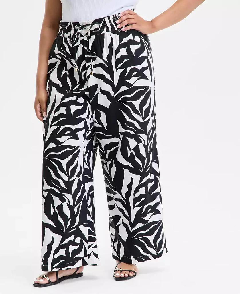 INC International Women's Printed Wide-Leg Pants, P/XS-3X, Exclusively at Macy's 3