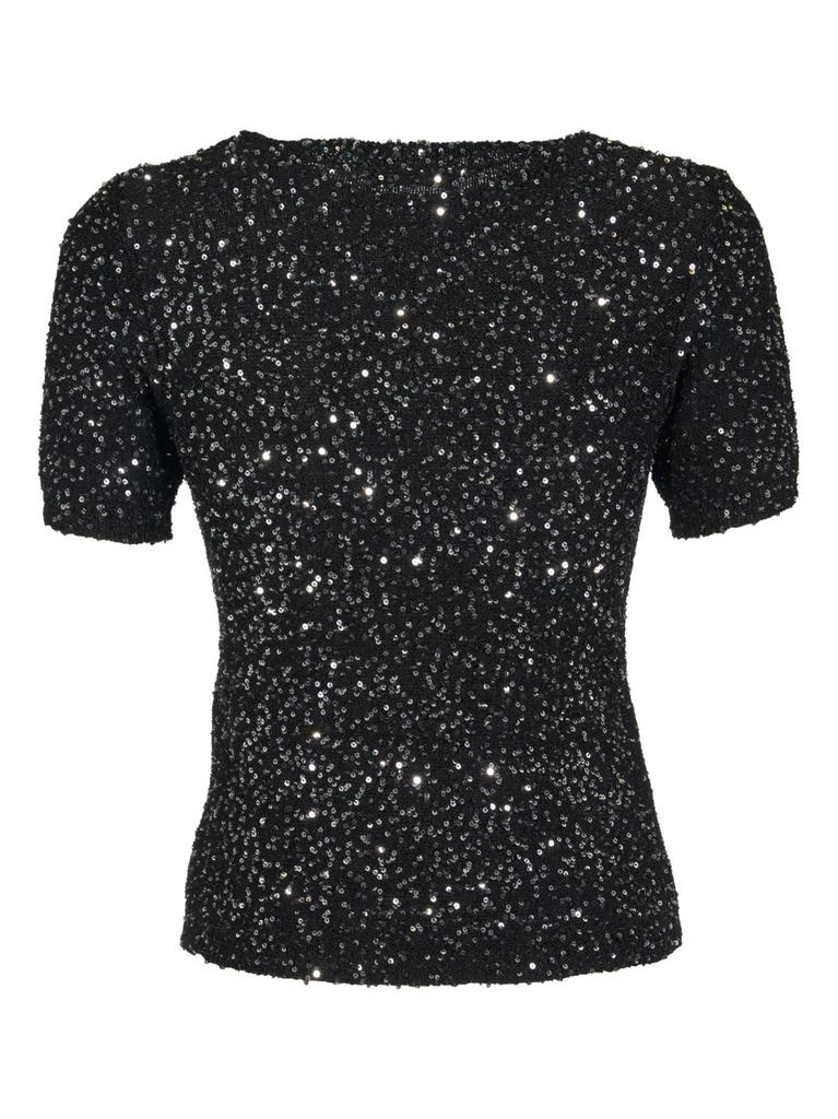 ROBERTO COLLINA Sequined Cropped Jumper 2