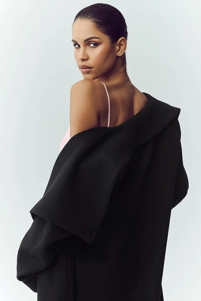 Alo Wool Blend Nightfall Long Coat - Alpine Cocoa Heather 4