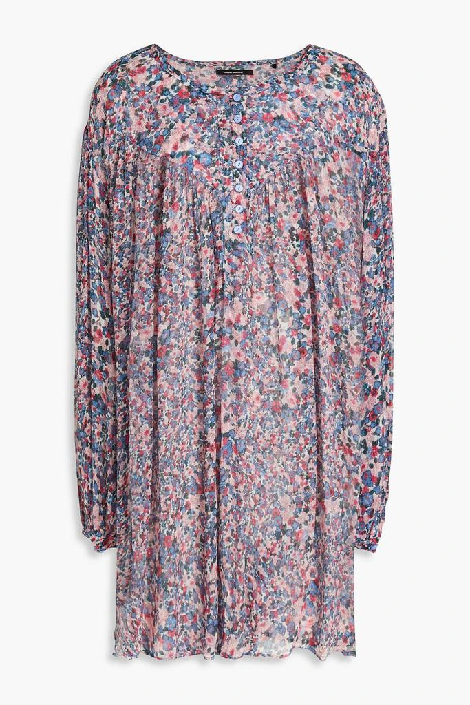 Isabel Marant Orion floral-print silk-georgette mini dress 1
