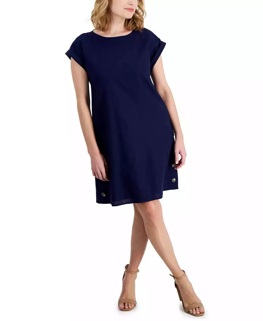 Petite Button-Side Linen-Blend Shift Dress On Sale Now with Up to 73% Off | Discover Exclusive Deals & Savings at BeyondStyle Authentic JONES NEW YORK dress|women's clothing, shoes & accessories|dresses Petite Button-Side Linen-Blend Shift Dress On Sale Now with Up to 73% Off | Discover Exclusive Deals & Savings at BeyondStyle Authentic JONES NEW YORK dress|women's clothing, shoes & accessories|dresses