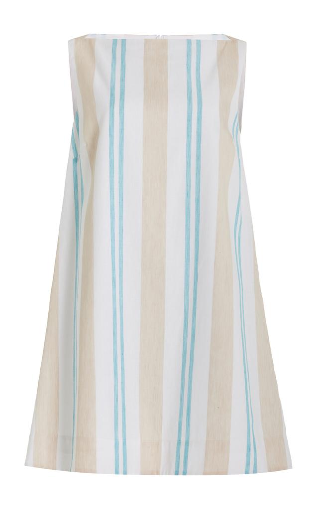 Bondi Born BONDI BORN - Arezzo Organic Linen-Cotton Mini Dress - Stripe - XS - Moda Operandi