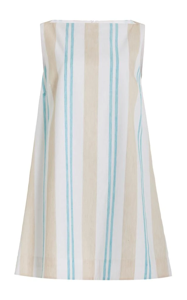 Bondi Born BONDI BORN - Arezzo Organic Linen-Cotton Mini Dress - Stripe - L - Moda Operandi 1