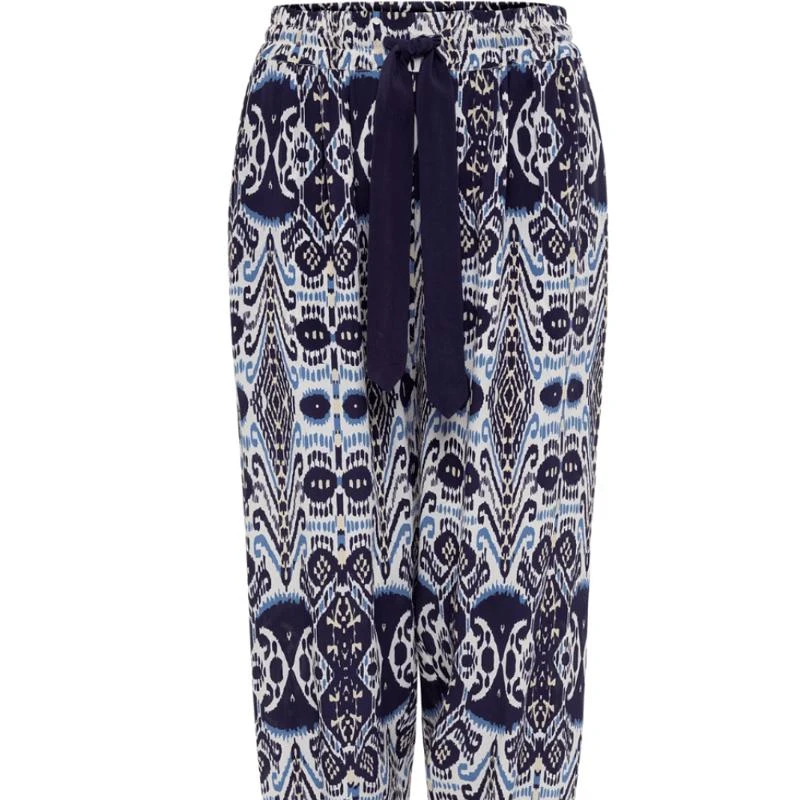 Carolina K Genie Pants Ikat Blue 1