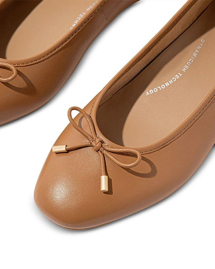 FitFlop Women's Delicato Bow Soft Ballerina Flats 6