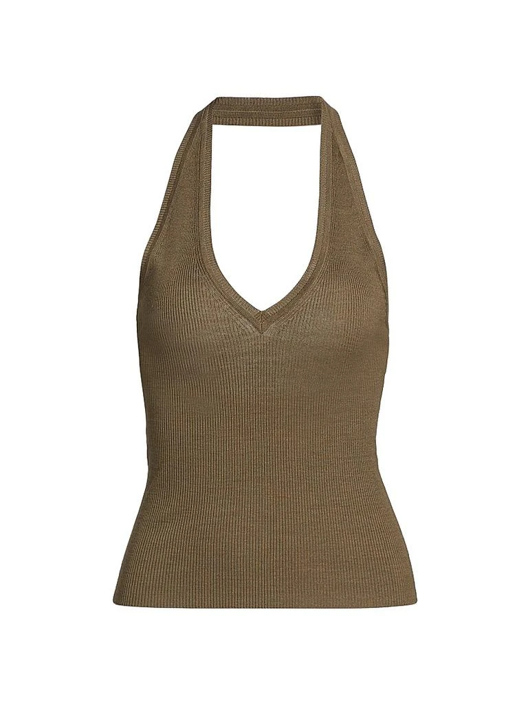 Nili Lotan Ivey Silk Knit Halter Top 1