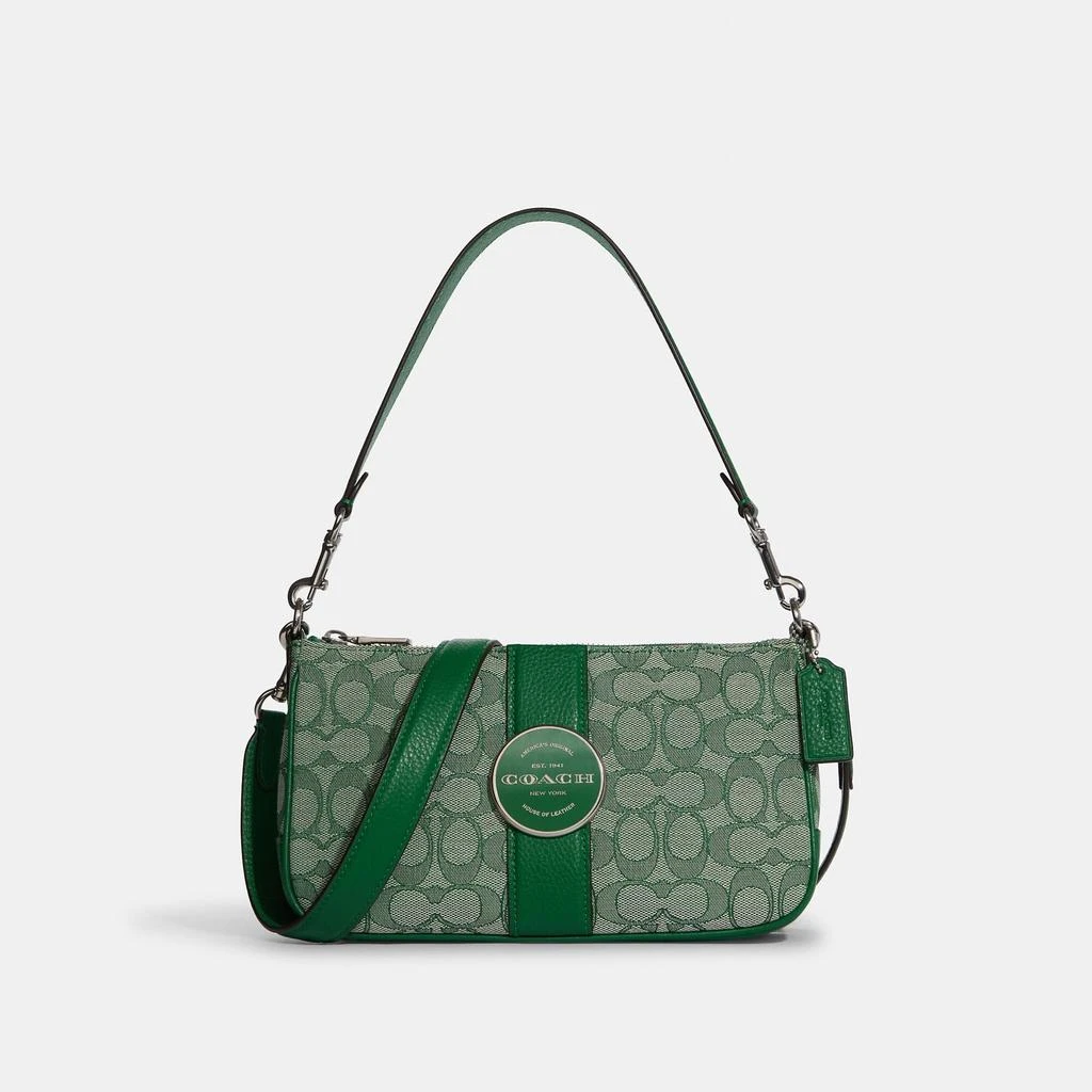 Coach Coach Outlet Lonnie Baguette In Signature Jacquard 9