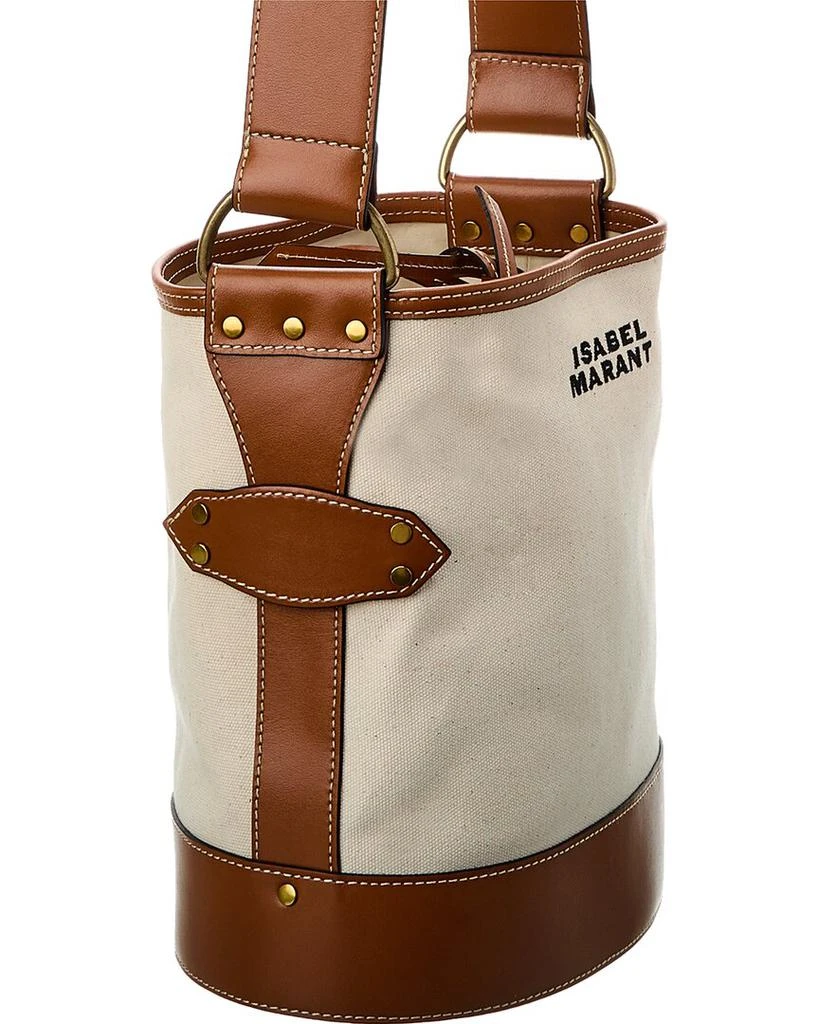 Isabel Marant Canvas 
Leather Shoulder Bag 3