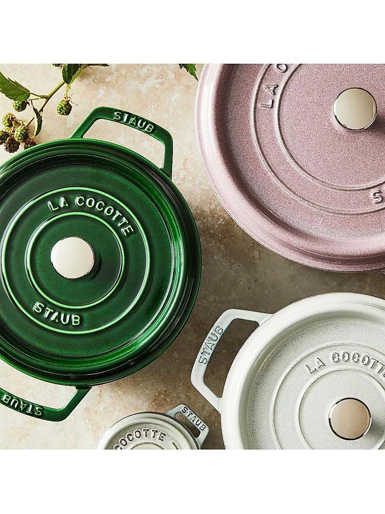 Staub Cast Iron 4-qt Round Cocotte 6