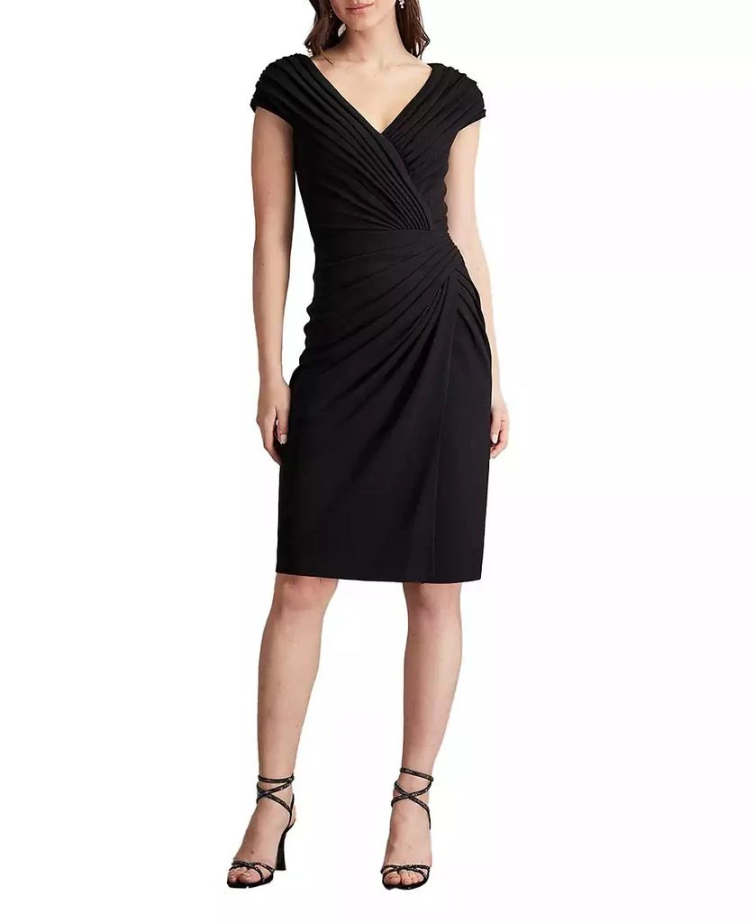Tadashi Shoji Seton Pleated Drape Cocktail Dress - Dresses & Skirts - Free  Shipping - BeyondStyle